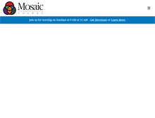 Tablet Screenshot of mosaicumc.org